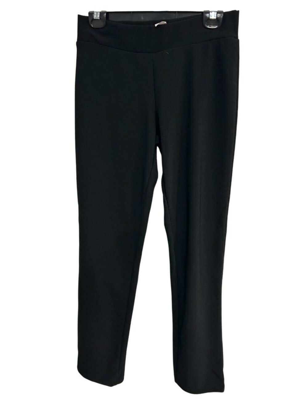 M.K.M Designs Black Stretchy Womens Pants Size Medium Athleisure Minimalist